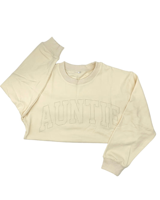 AUNTIE Drop Shoulder Crewneck