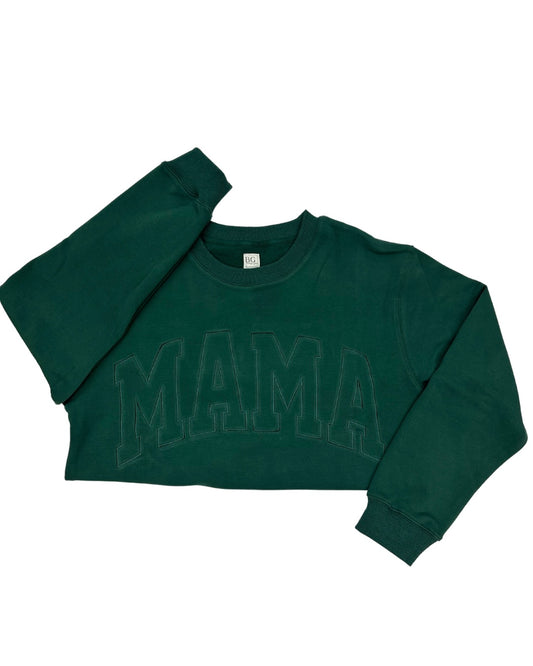 MAMA Drop Shoulder Crew - Emerald Green *updated fit*