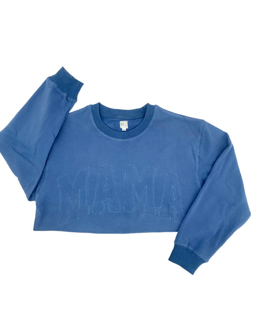 MAMA Drop Shoulder Crew - CAYDEN BLUE *updated fit*