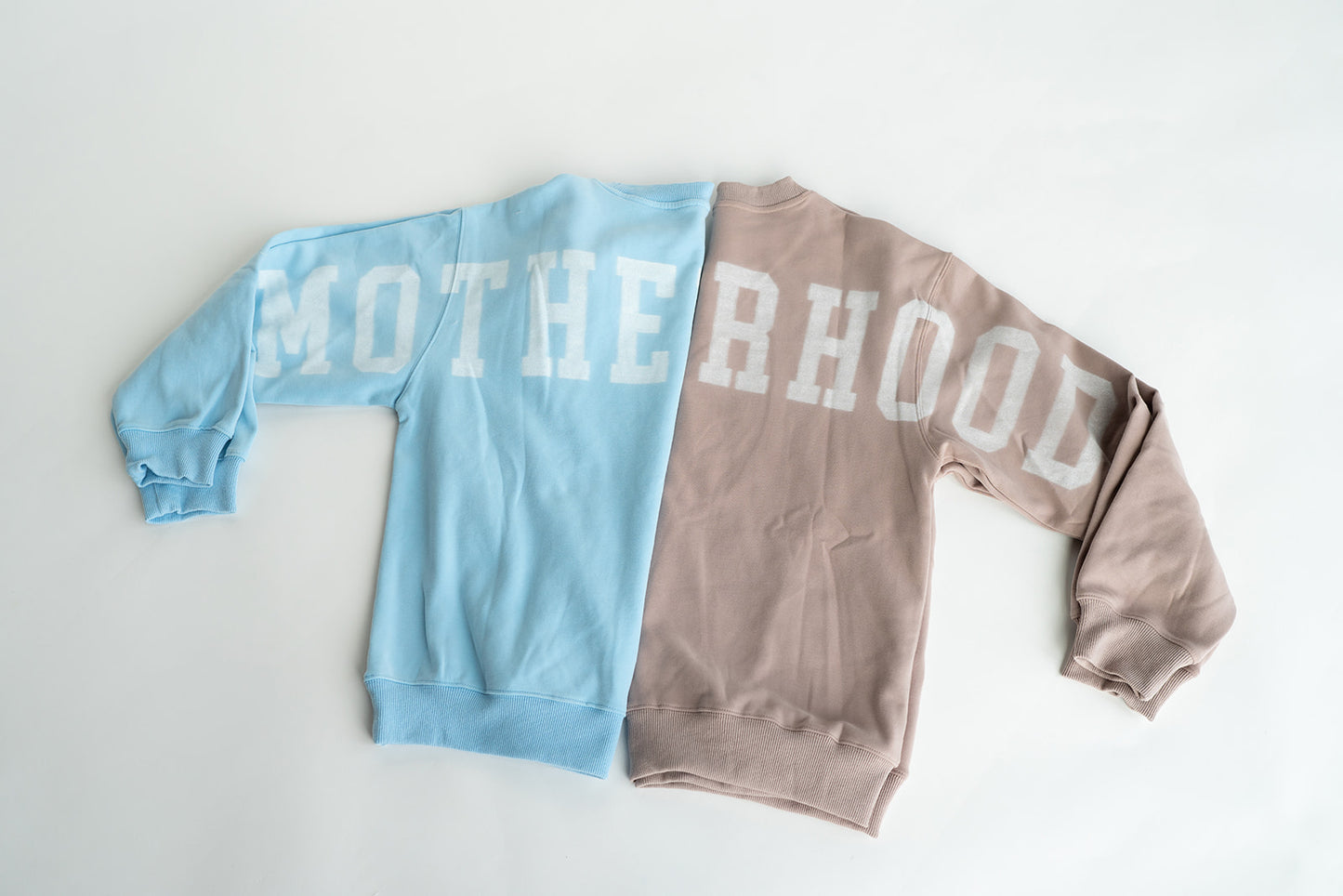 Oversized MOTHERHOOD Crewneck - SKY BLUE