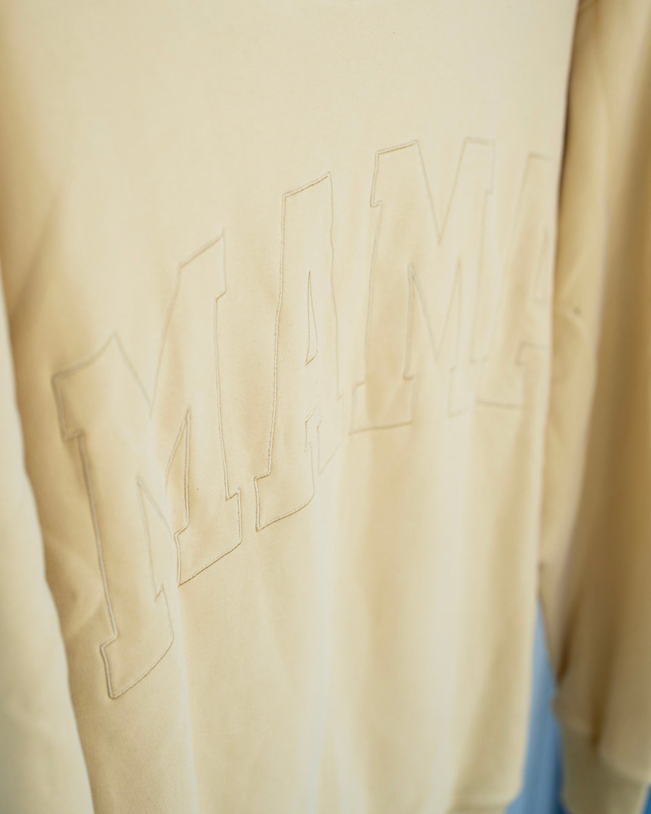 MAMA Drop Shoulder Crewneck - BUTTER YELLOW